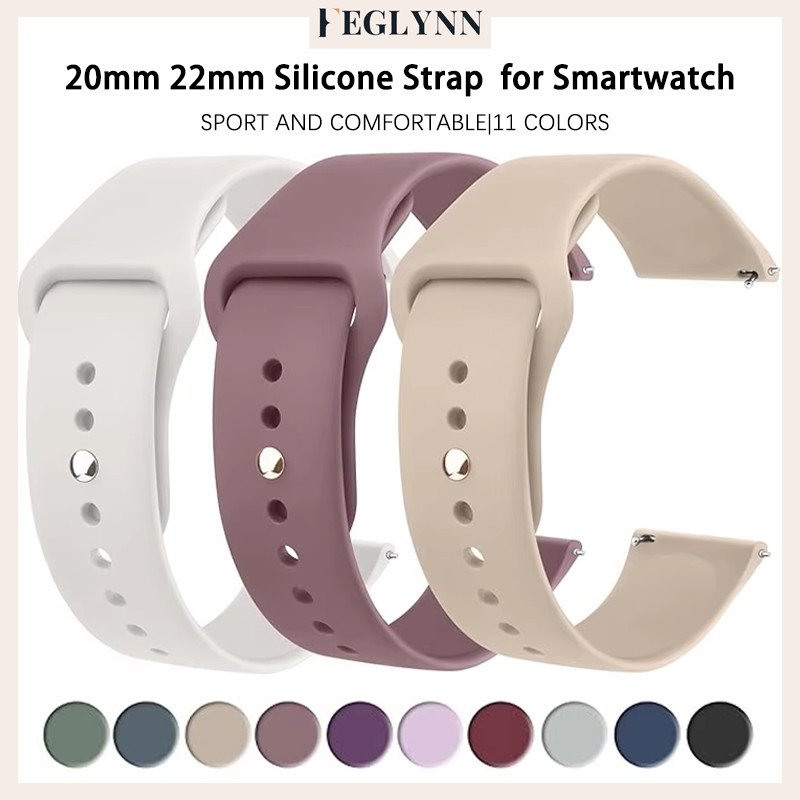 Pulseira De 22 20mm Silicone Rubber Relógio Smartwatch Para Redmi Watch 5 Active / Redmi Watch 5 Lite Acessórios