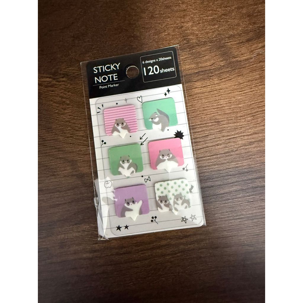 kit Bloquinhos Sticky Notes Cute Cat Para Recados Lembretes