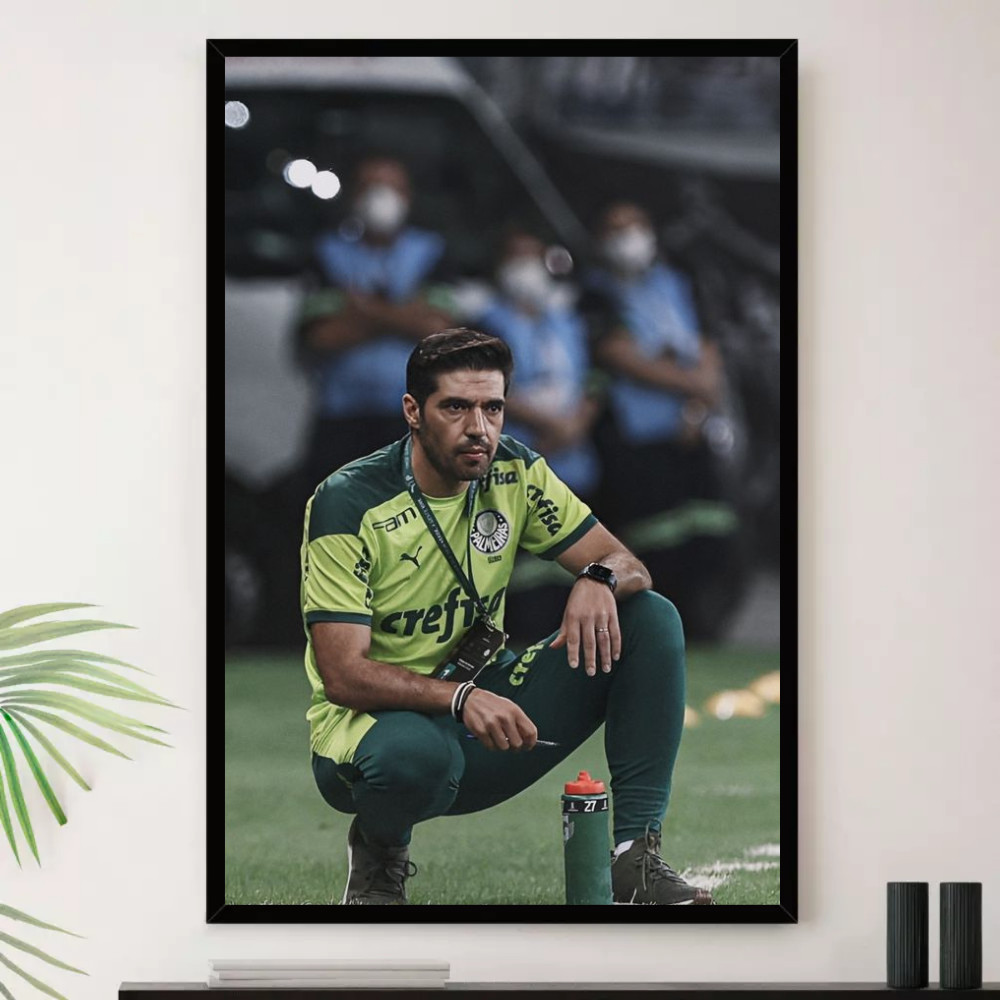 Quadro Abel Ferreira Agachado Pose Decorativo A3 35x45cm