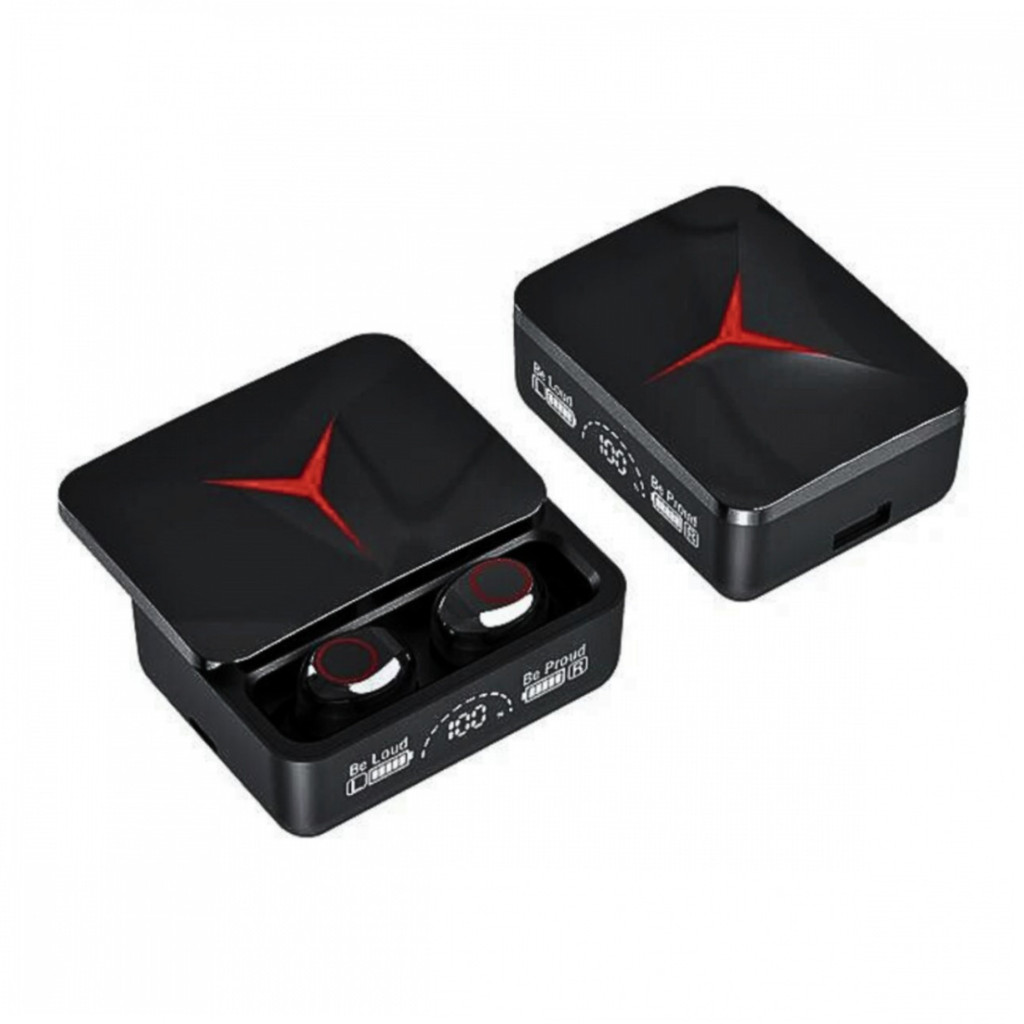 Fone de Ouvido Bluetooth Altomex M90 Pro Wireless com Display LED Case de Carregamento Preto