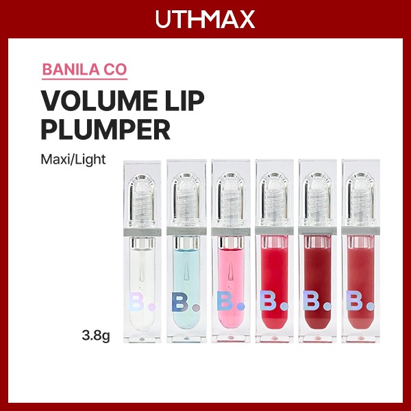 [BANILA CO] Volume Lip Plumper 3.8g Light Maxi Cristal Pêssego Rosa Brilho Óleo De Argan Hidratante