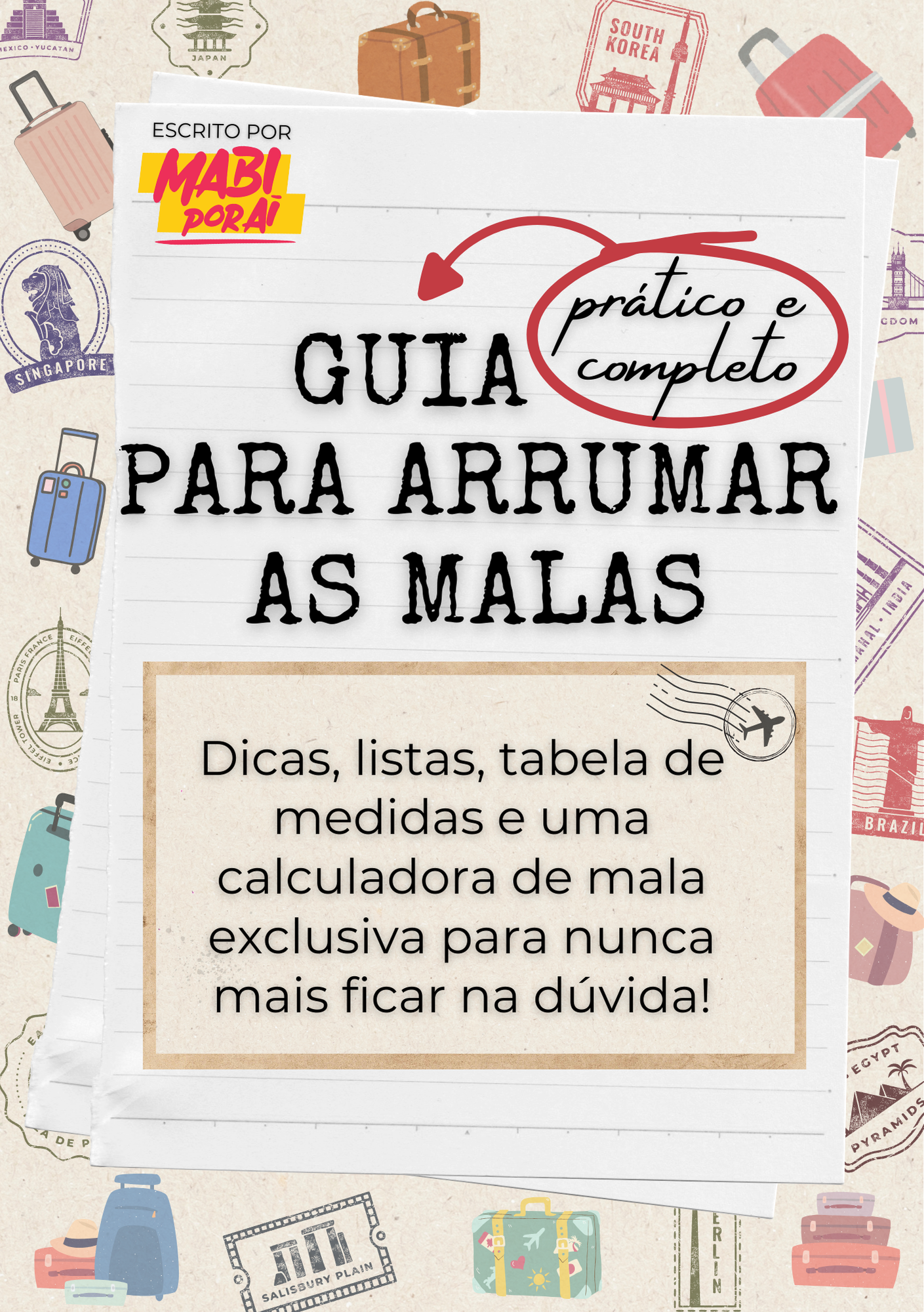 Guia prático e completo para arrumar as malas