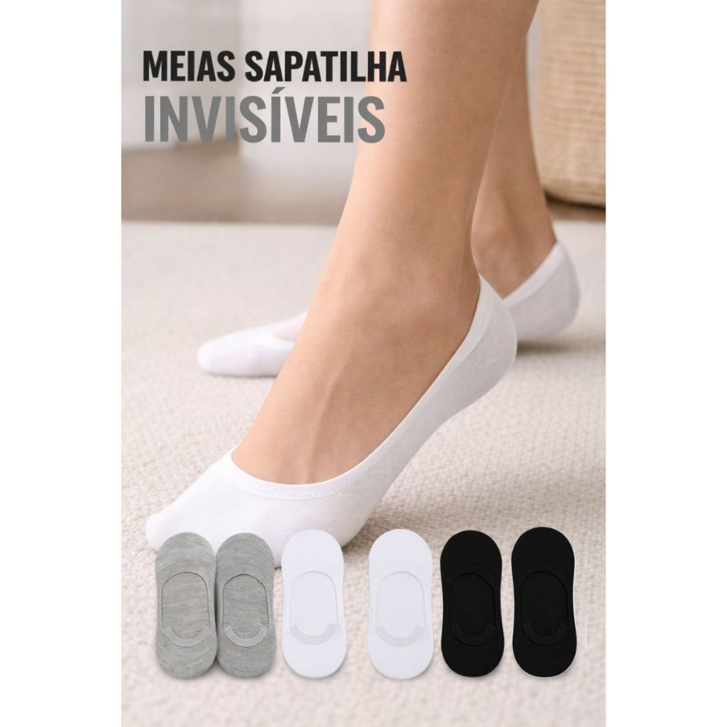 Kit 18 Pares Meias Yoga Pilates Sapatilha Ginástica Com Silicone Adulto Unisex Respiráveis Invisível