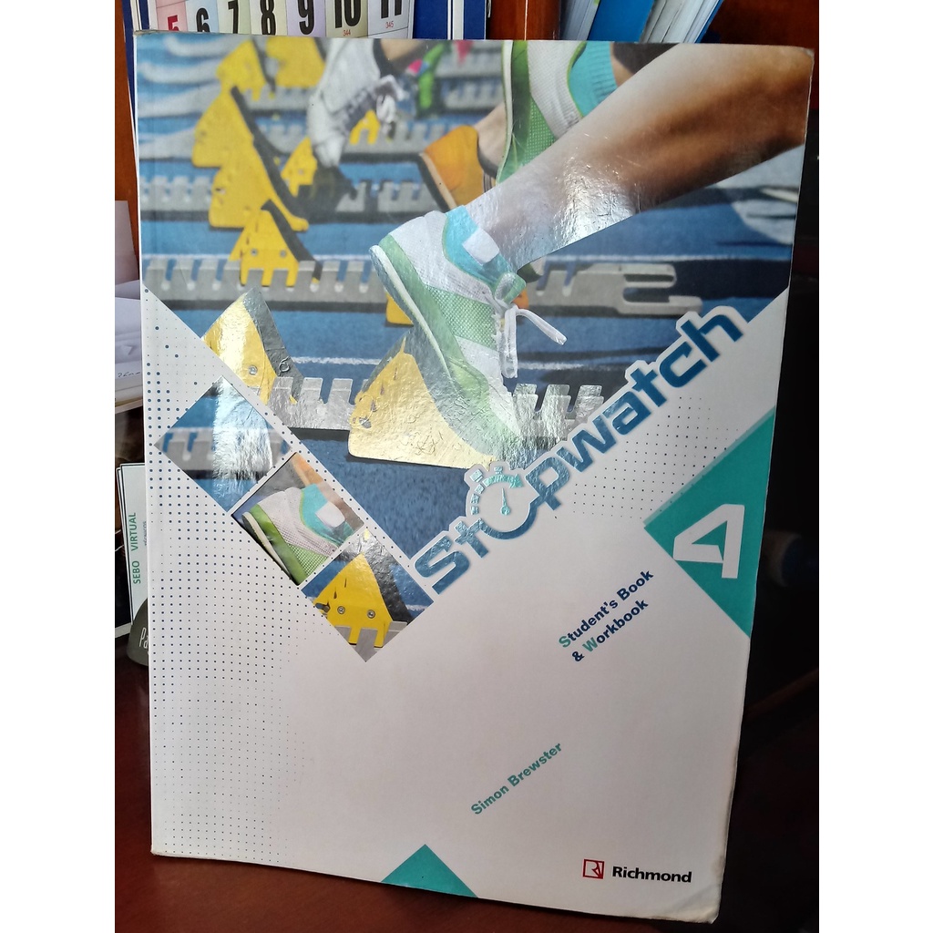 Livro Stopwatch 4 Students Book & Workbook Com Cd; Simon Brewster