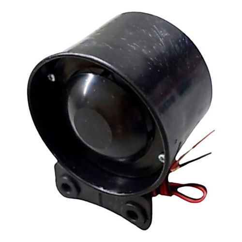 Sirene Bivolt De Marcha-ré Alarme Bloqueador - 12v 24v Prova Agua Ônibus Caminhão
