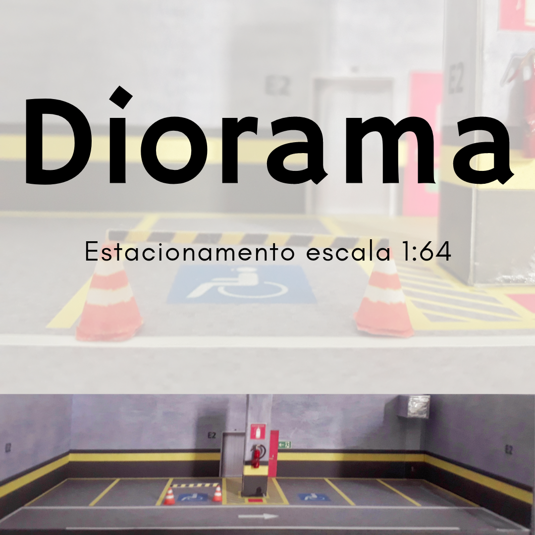 Estacionamento Diorama 1:64