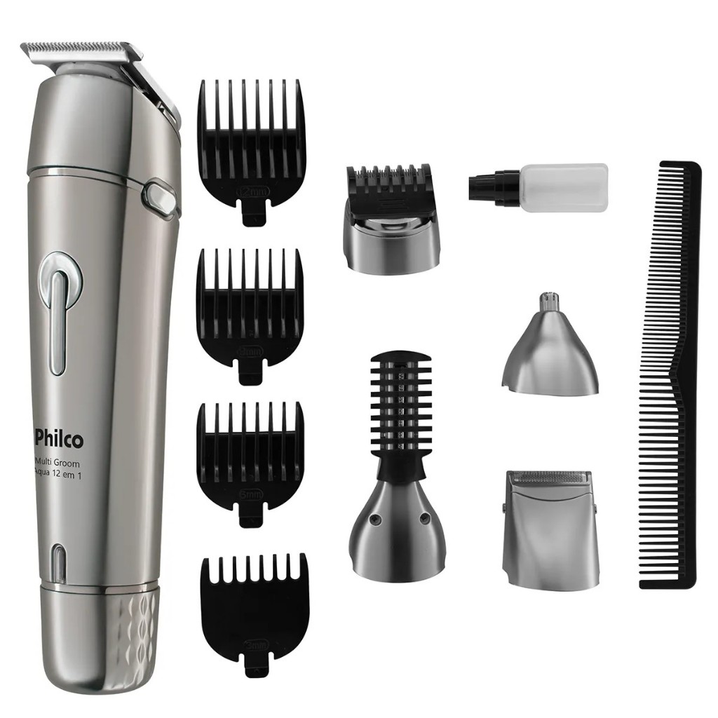 Aparador de Pelos 12 em 1 Multi Groom Bivolt Philco