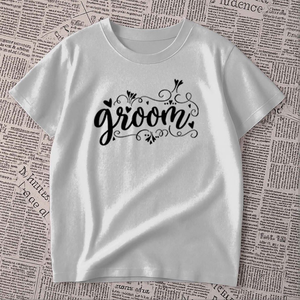 Camiseta estampada - Groom | Noivo | frase | blusa masculino premium 100% algodão
