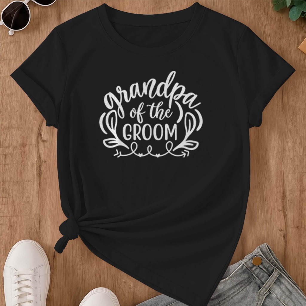 Camiseta estampada - Grandma of the groom | Avó do noivo | frase | blusa unissex premium 100% algodão