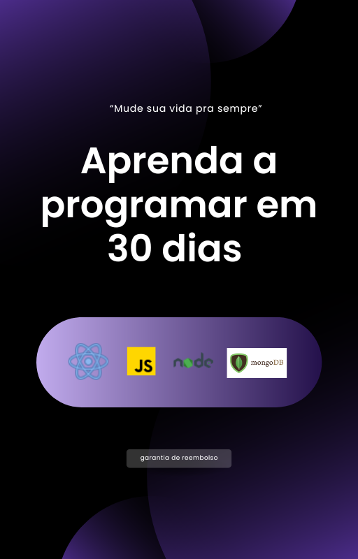 Se torne um desenvolvedor em 30 dias