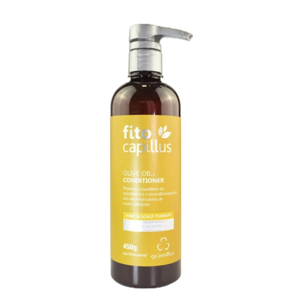 Olive Oil Conditioner Fito Capillus Olive 450g com Óleo de Girassol e Oliva