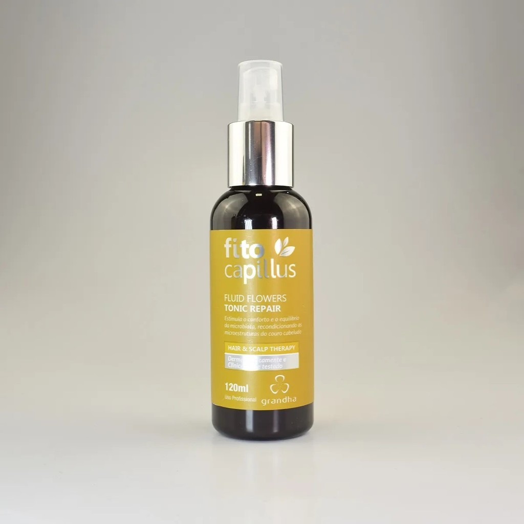 Fluid Flowers Tonic Repair Fito Capillus Olive Tônico Equilibrante para Pontas Secas e Raiz Oleosa 120 ml