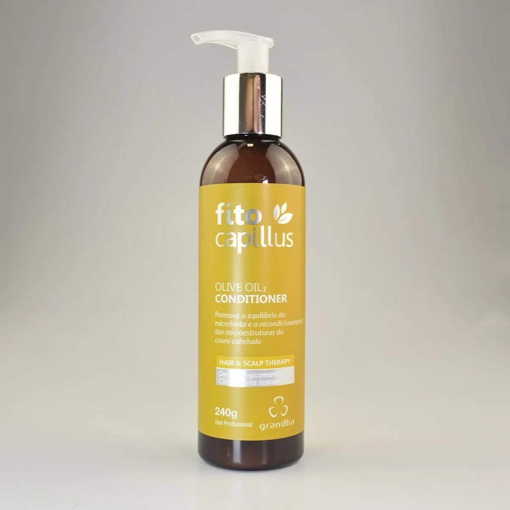 Fito Capillus Olive Condicionador Equilibrante para Pontas Secas e Raiz Oleosa 240 g