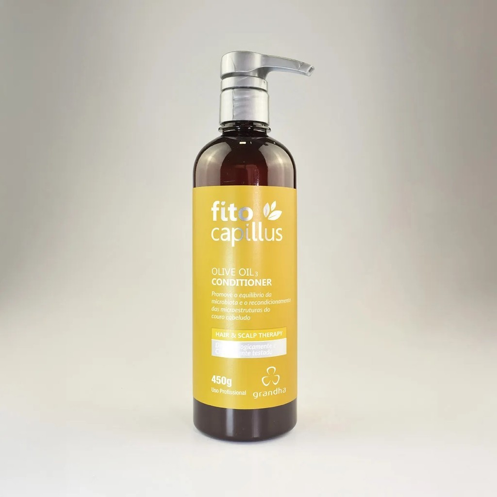 Fito Capillus Olive Condicionador Equilibrante para Pontas Secas e Raiz Oleosa 450 g