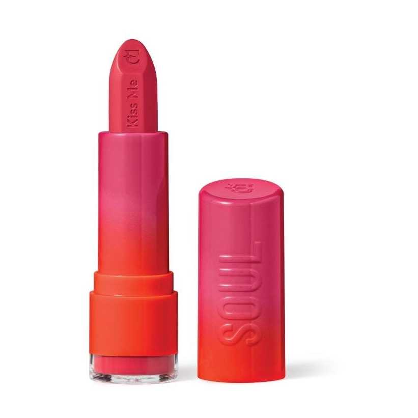 Eudora SOUL Kiss Me Color Blocking: Batom Rosa Trendy Matte 3,7g