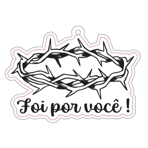 Chaveiro Coroa de Cristo 30 UNIDADES