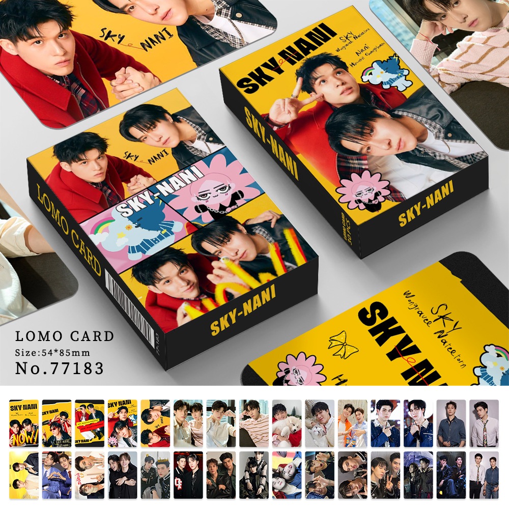 30pcs BUS Photocards Freen BECKY Lomo Cards Thai Star Because of You I Shine Secret Crush on You The Loyal Pin Postcards