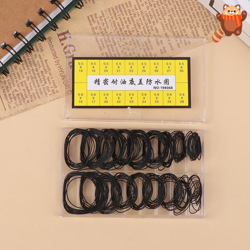 [AP] 200 Pçs/Caixa 0.5/0.6 Mm Relógio Ba Caso Borracha À Prova D'água O-Ring Junta Kit De Ferramentas De Reparo TH
