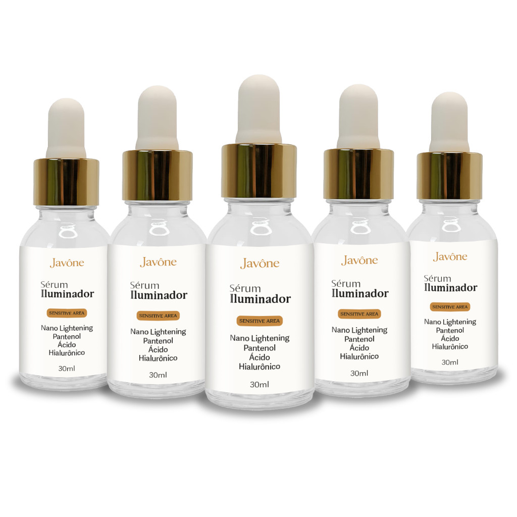 5un Sérum CLAREADOR Íntimo Javône – Nano Lightening, Pantenol e Ácido Hialurônico | 30ml