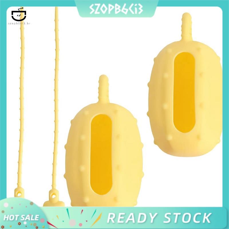 [szopb6ci3 . br] Dispensador De Saco De Cocô De Luz LED Embutido Silicone Cactus Potty Carrier Dog Para Trilha De Caminh
