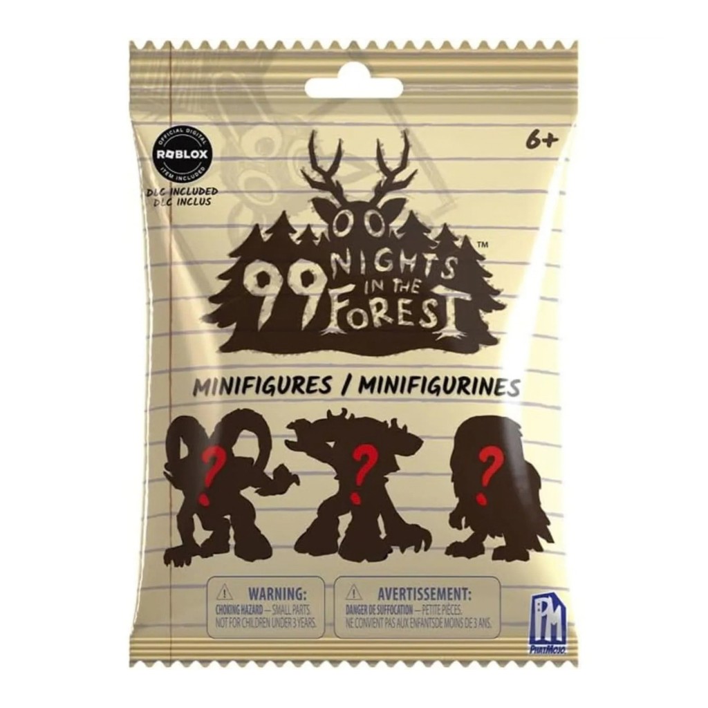 Mini Boneco Surpresa Roblox 99 Nights In The Forest Multikids - 1 Figura + Código DLC