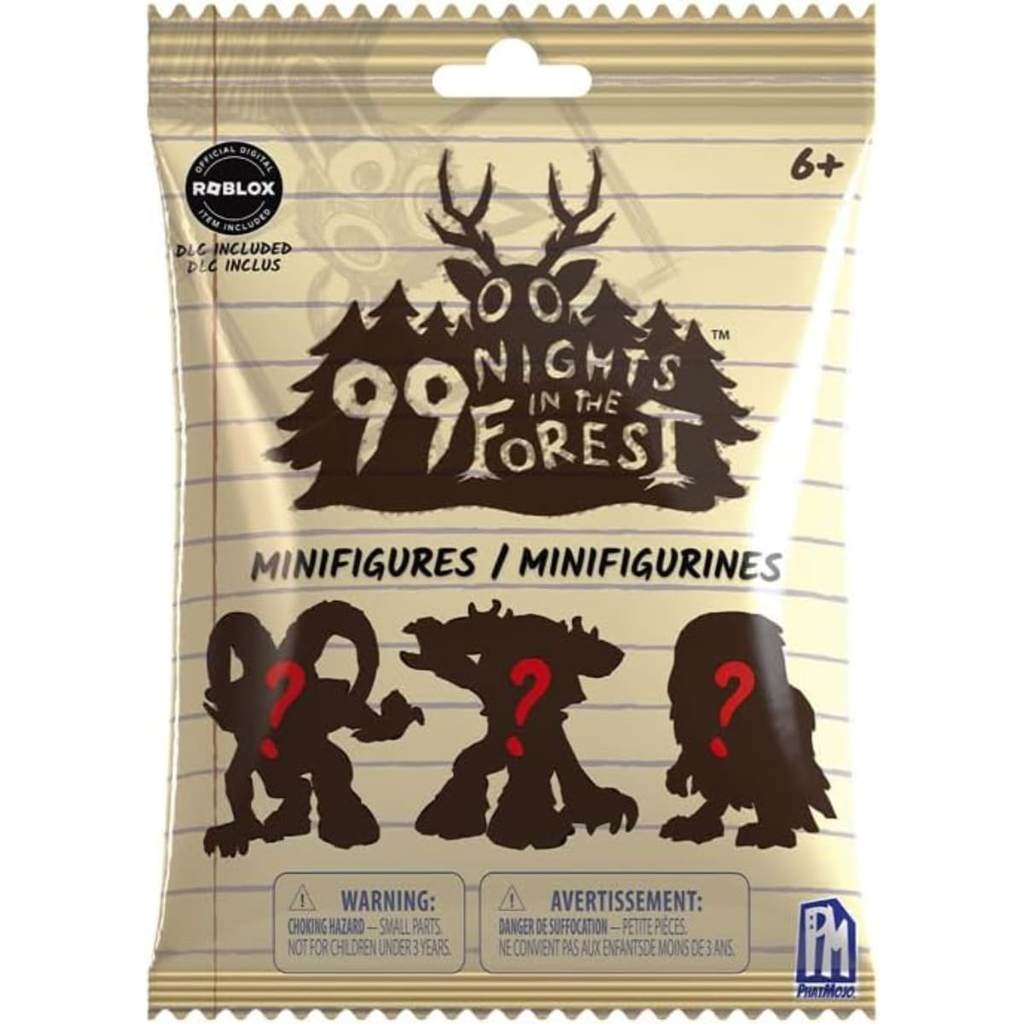 Mini Boneco Surpresa Roblox 99 Nights In The Forest Serie 1 - Multikids CT