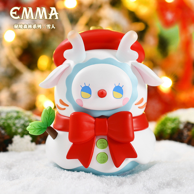 Emma Secretland Forest Series Limited Boneco de neve USB Night Light Caixa de presente Menina Presente de aniversário De