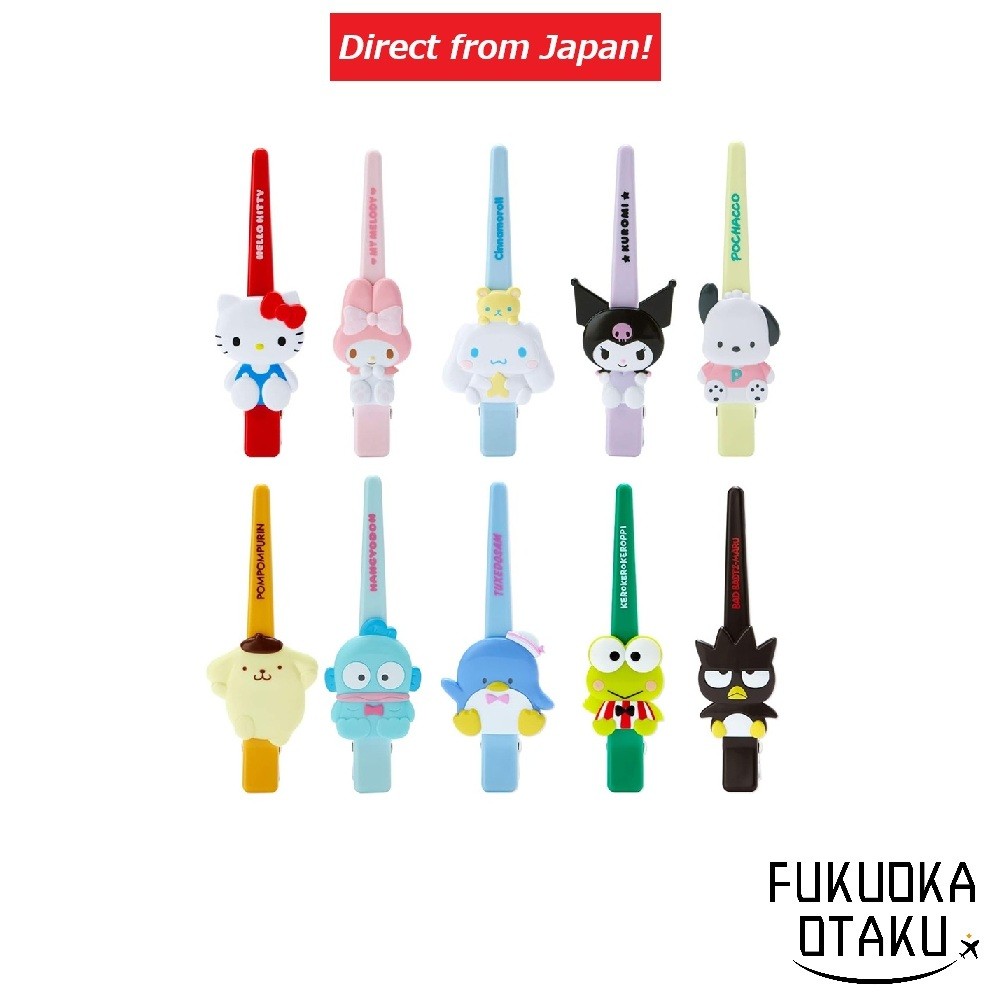 Presilha de Cabelo Longa SANRIO Hello Kitty / My Melody / Cinnamoroll etc.【Direto do Japão】