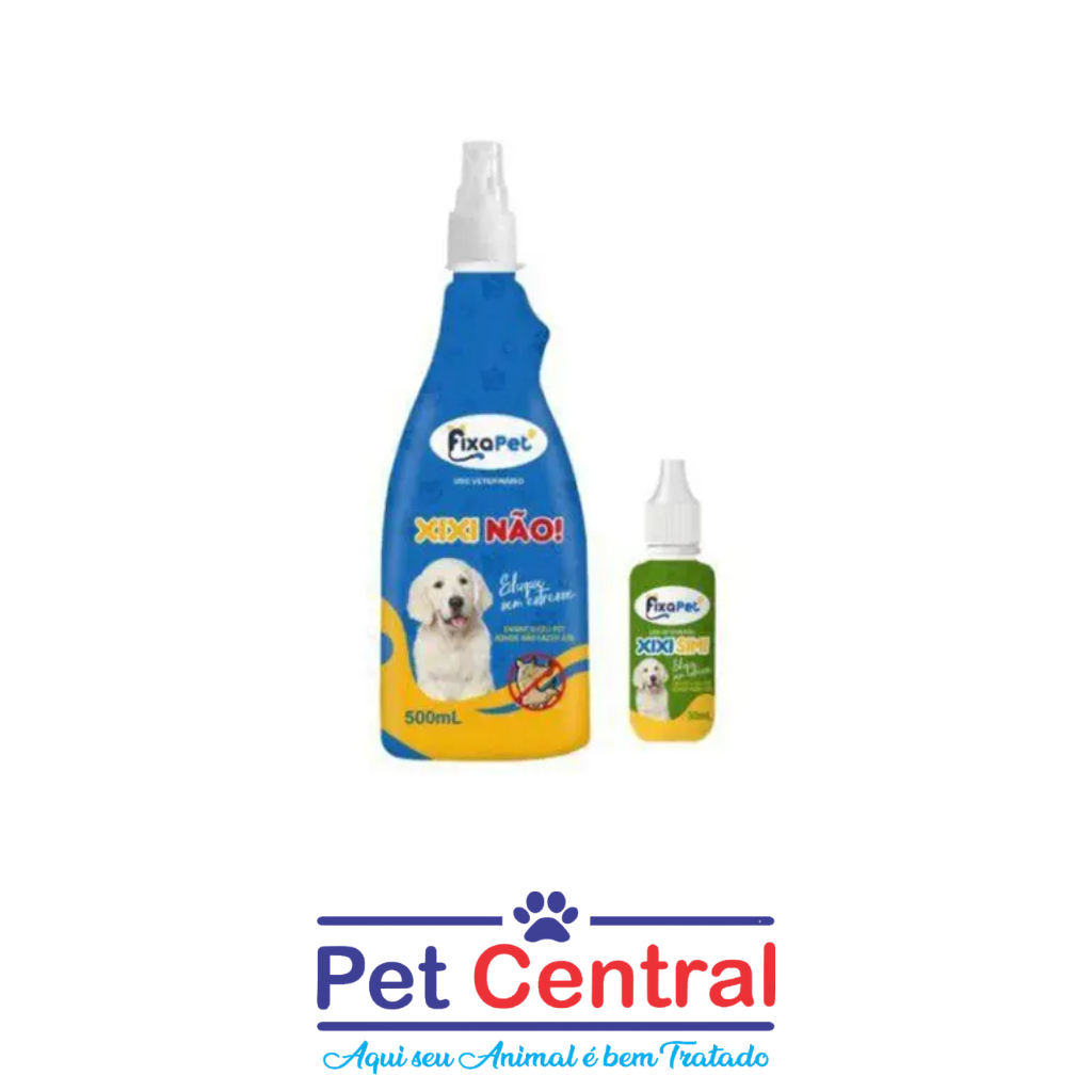 Adestrador Educador Xixi Stop Fixa Pet 500ml Xixi sim 30ml - FixaPet