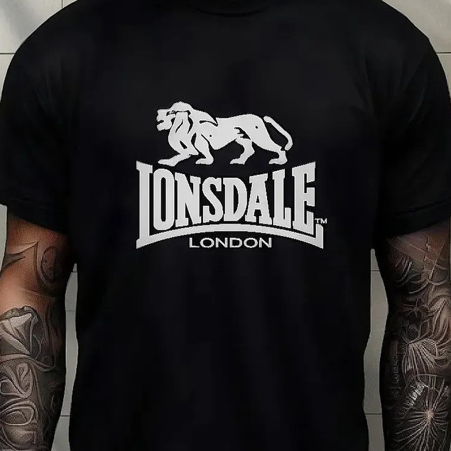 Camiseta Lonsdale London Camisa Molde Camisa Unissex