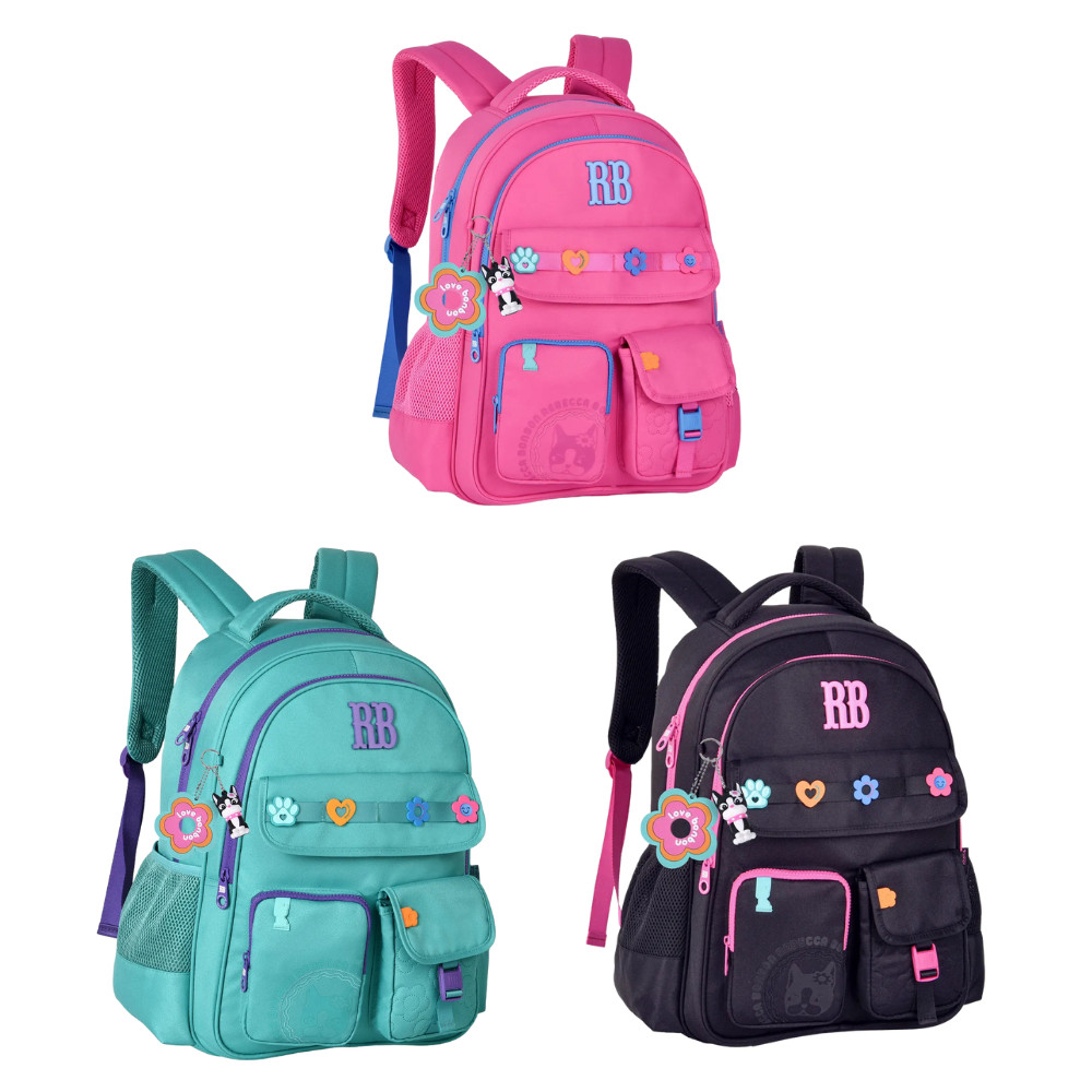 Mochila de Costas Rebecca Bonbon Flower Power 17,5 Rebeca Bombom