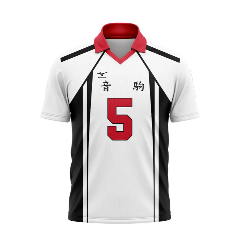 Camiseta Haikyuu Uniforme Nekoma Mod 2 Cosplay Anime Dry Fit Masculina Feminina Unissex