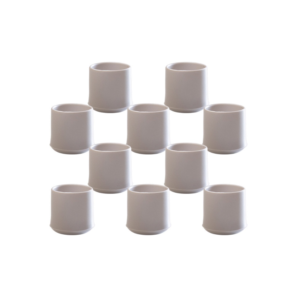 16 Unidades Ponteira Externa Para Cadeira Banqueta Redondo 22mm
