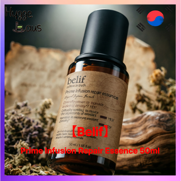 【Belif】 Prime Infusion Repair Essence 50ml Essência Hidratante Antirrugas Ervas Reparadora Pele