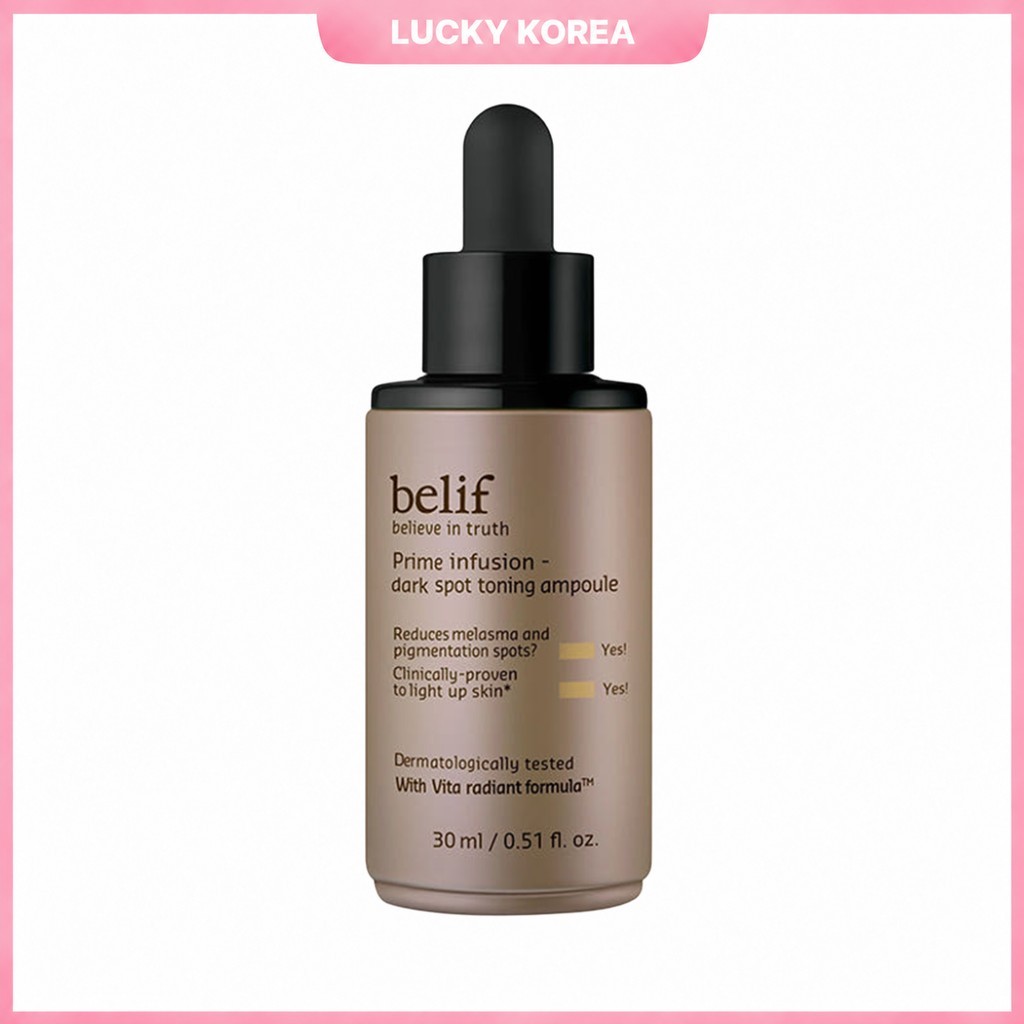 [belif] Ampola Tonificante De Manchas Escuras Prime Infusion , 30ml , 1 Unidade/Soro Coreano/Tratamento Da LUCKY KOREA