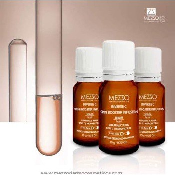 Serum Vitamina C Pura Skin Booster Infusion Mezzo 3 Ampolas