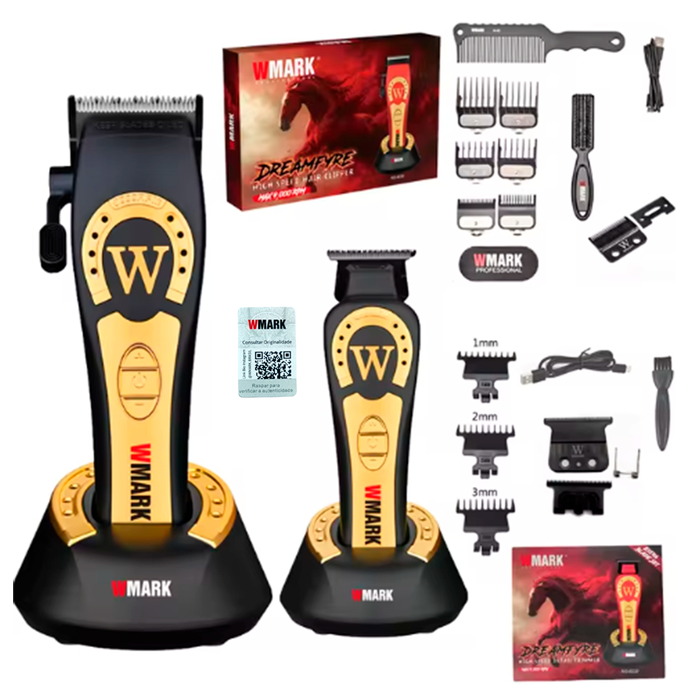 Kit 2 Wmark Ng 8030 Maquina de Corte e Ng 8230 Acabamento Preto