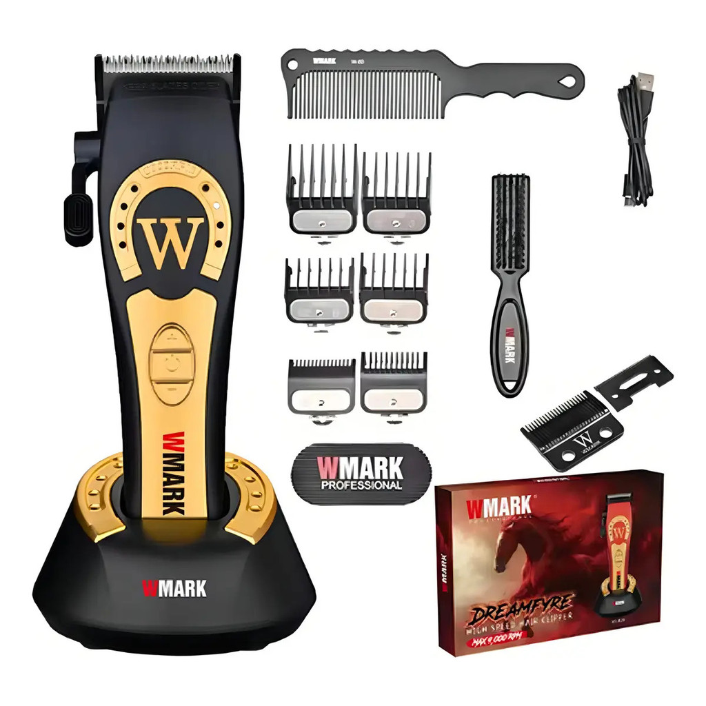 Maquina Corte Wmark Ng 8030 Preto 9000rpm Profissional 127/220v