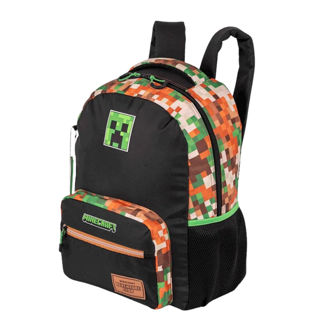 Mochila de Costas Sestini Minecraft X Outdoors Preto