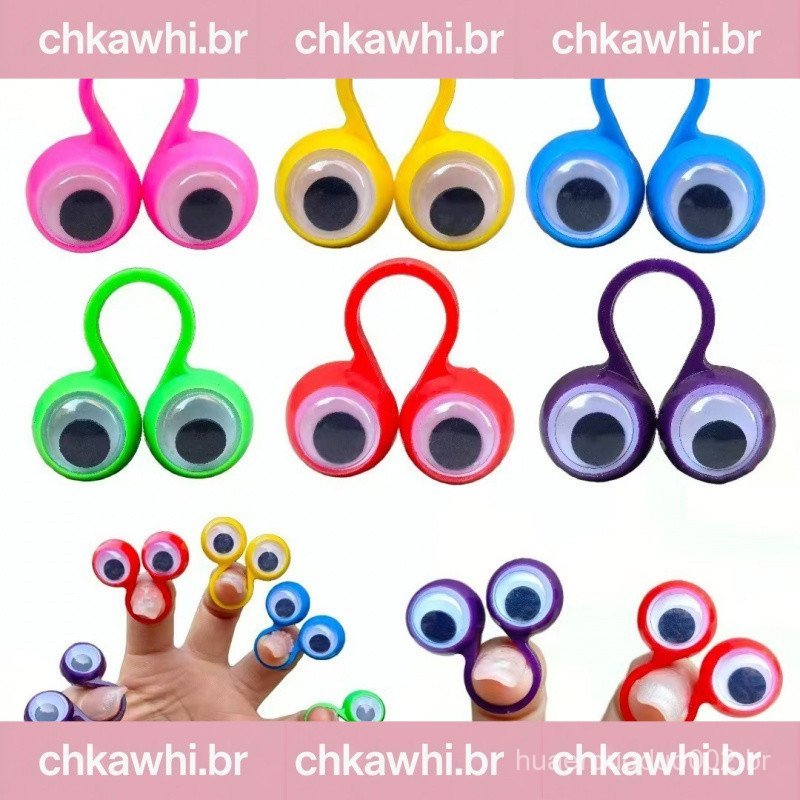 10-20Pcs Creative Active Eye Ring Crianças Anel De Olhos Criativo Jogo Ativo Adereços De Para Pais E Filhos/Práticos Fri