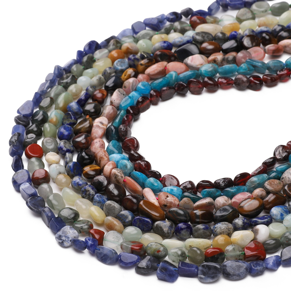 38cm/Saco 5-8mm PedraNatural Em Forma De Buraco Reto Contas Irregulares Para DIY Jóias Pulseira Colar Fazendo Acessórios