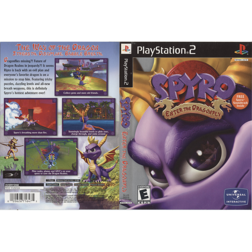 Spyro- Enter the Dragonfly - PS2