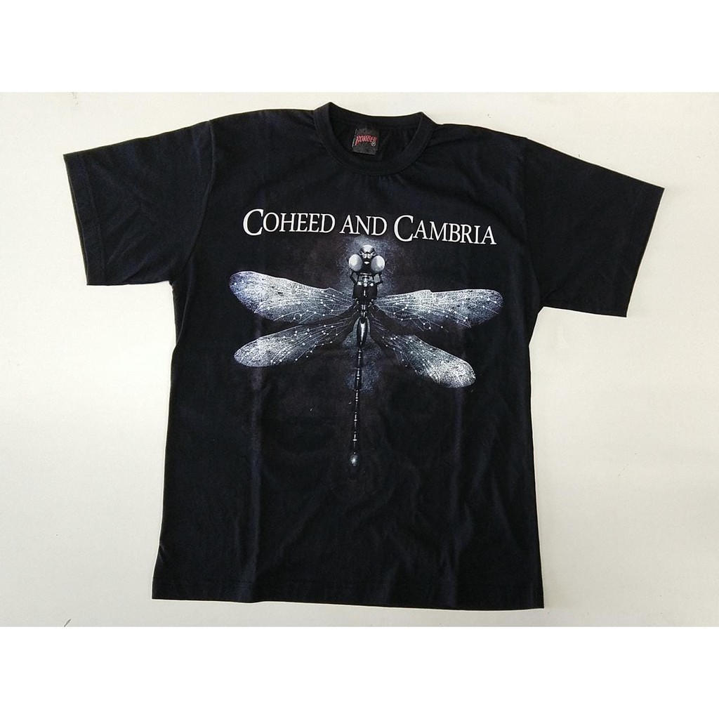 Camiseta Blusa Adulta unissex banda de rock Coheed and Cambria Dragonfly BO366