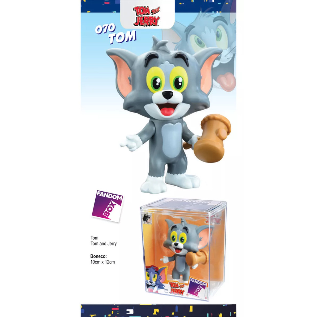 Fandom Box Tom E Jerry Colecionável Boneco Acrilico