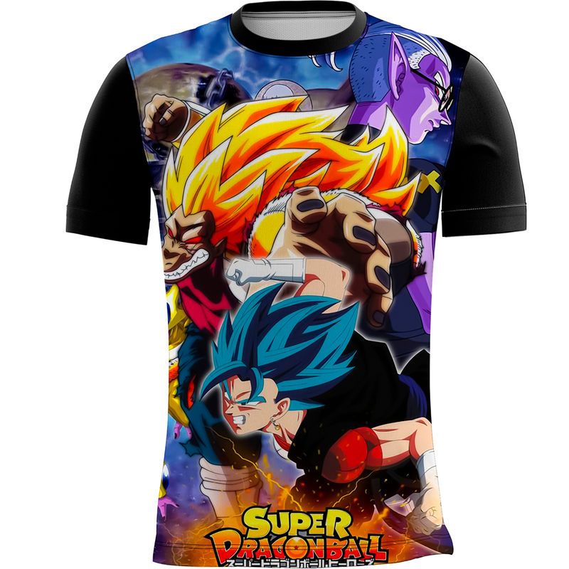 Camiseta Personalizada Estampa Digital Dragon Ball Super  31_x000D_