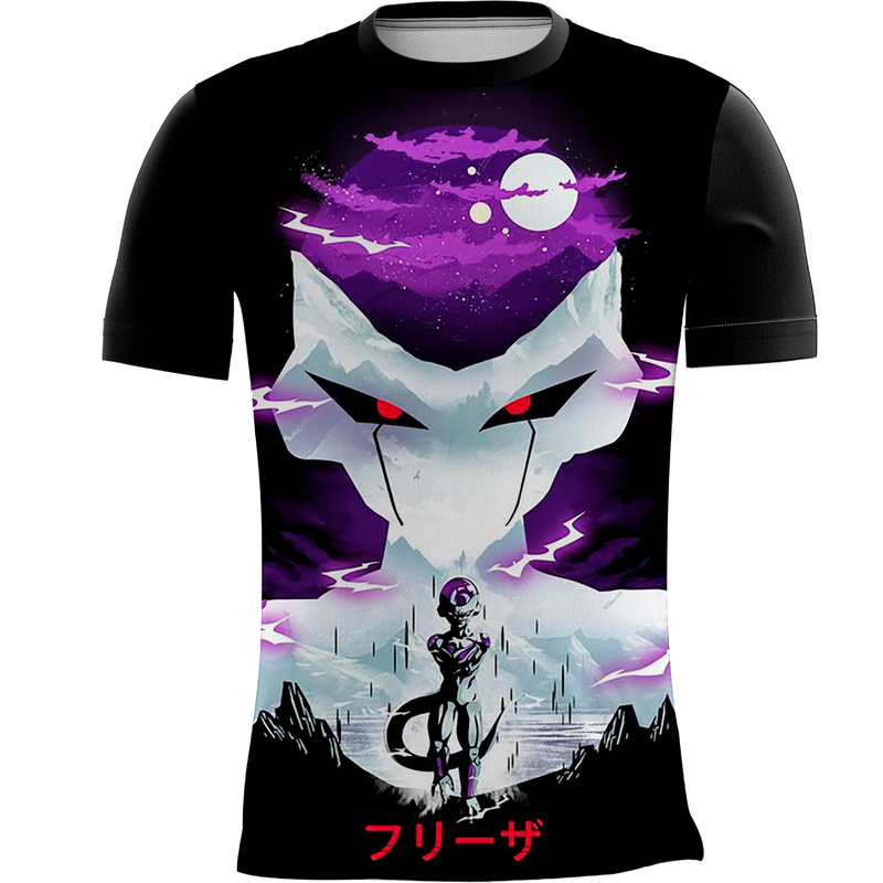 Camiseta Personalizada Estampa Digital Dragon Ball Freeza1_x000D_