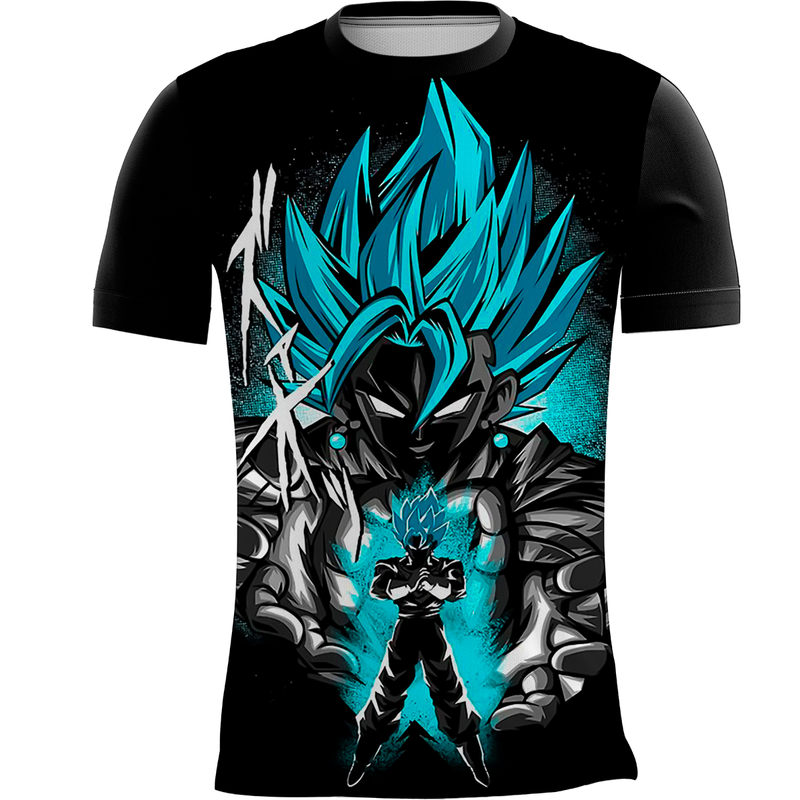 Camiseta Personalizada Estampa Digital Dragon Ball Super  45_x000D_