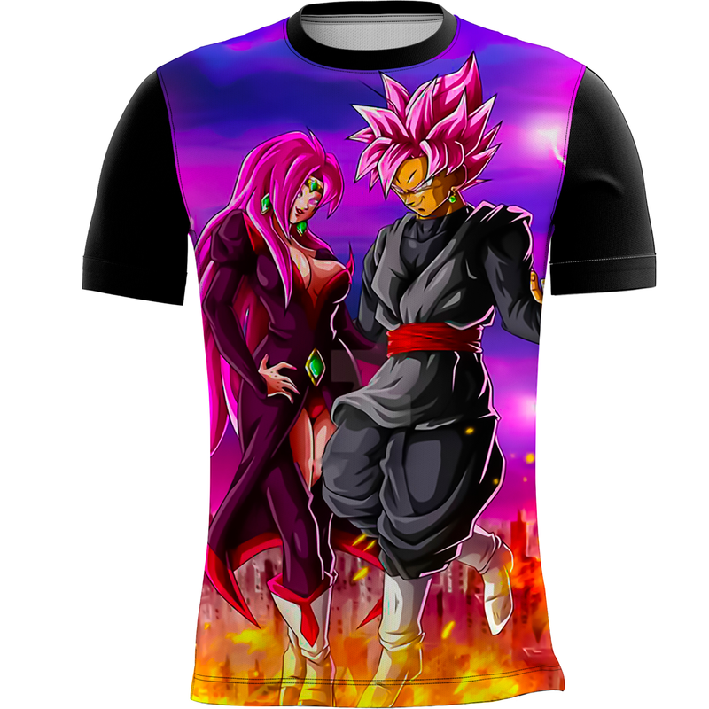Camiseta Personalizada Estampa Digital Dragon Ball Super  40_x000D_