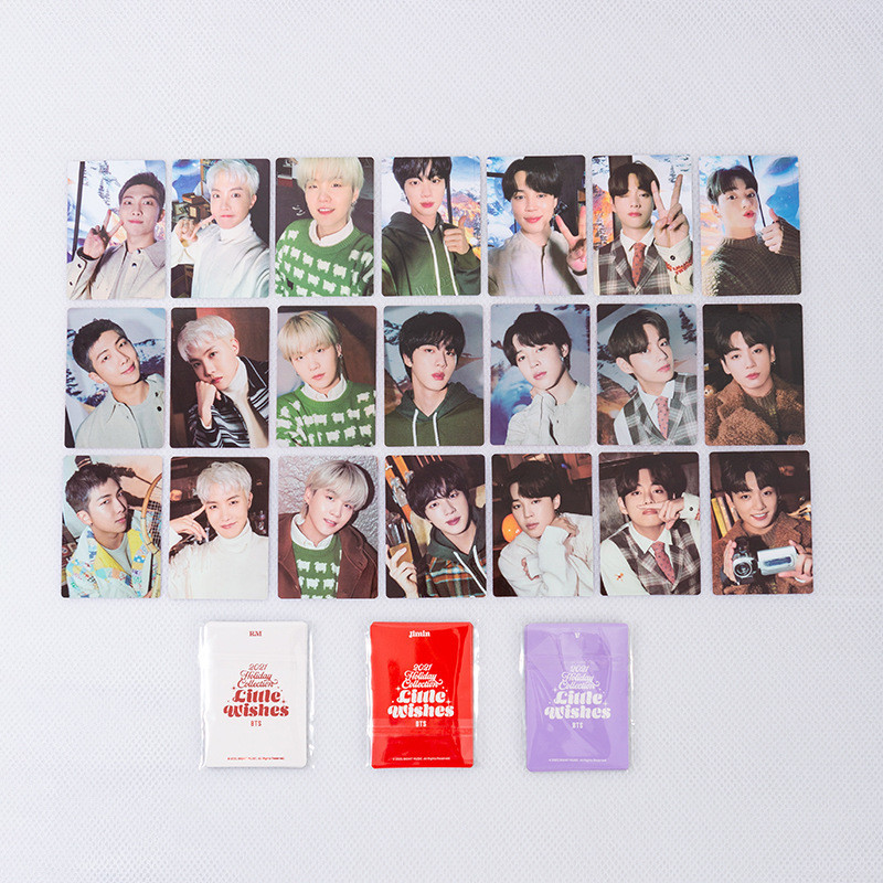 BTS Christmas Mystery Box Cardigan Card pequenos desejos oficiais mesmo estilo