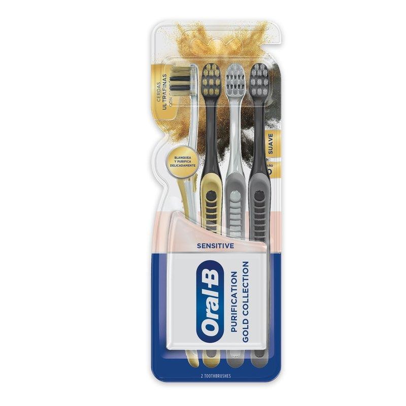 Escova Dental Oral-B Purification Gold Collection 4 Unidades